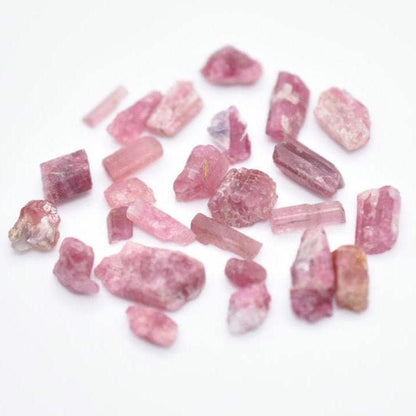 31.70ct Pink Tourmaline Lot - Natural Pink Tourmaline Gems - Pink Tourmaline Rough Gemstones - Natural Tourmaline Afghanistan - Loose Gems