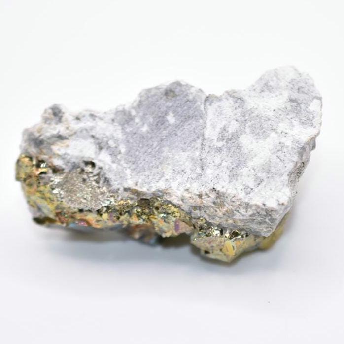 90g Iridescent Pyrite Cluster - West Kalimantan Island, Indonesia - Natural Iridescent Pyrite Cluster - Rainbow Pyrite - Mineral Specimen