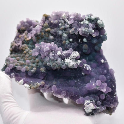 1.21kg XL Grape Agate Specimen - Sulawesi, Indonesia - Purple Grape Agate Crystal - Chalcedony Mineral Specimen - Natural Statement Piece