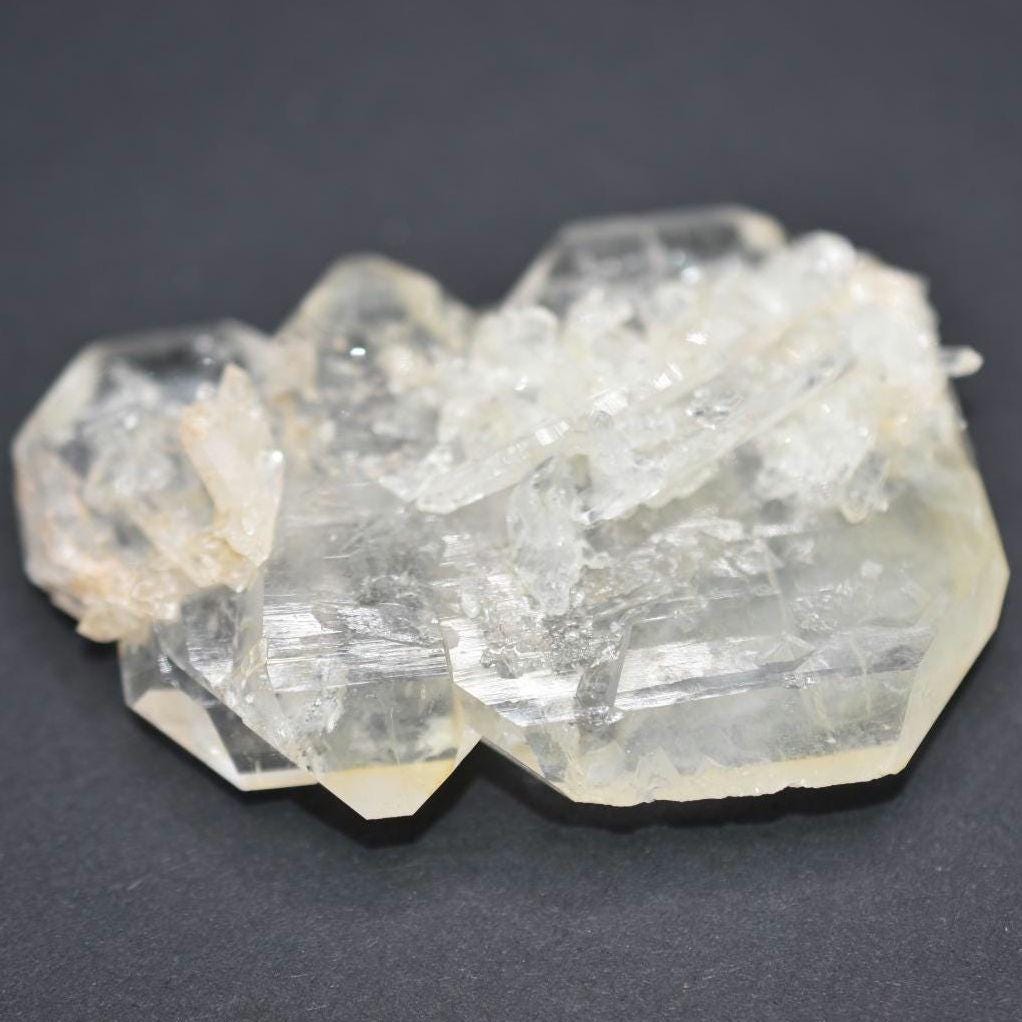 68g Faden Quartz - Tabular Terminated Quartz Crystal - Natural Clear Quartz from Pakistan - Tabular Crystal Specimen - Mineral Specimen