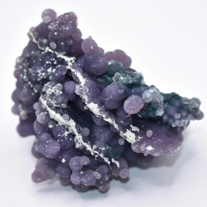 259g Grape Agate Specimen - Sulawesi, Indonesia - Purple & Green Grape Agate Crystal - Natural Chalcedony Mineral Specimen