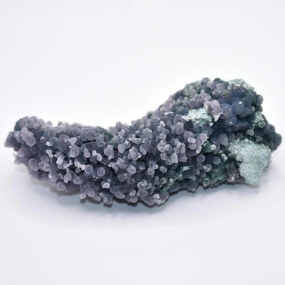 359g Grape Agate Specimen - Sulawesi, Indonesia - Purple & Green Grape Agate Crystal - Natural Chalcedony Mineral Specimen