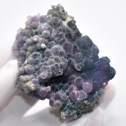 109g Grape Agate Specimen - Sulawesi, Indonesia - Purple & Green Grape Agate Crystal - Natural Chalcedony Mineral Specimen