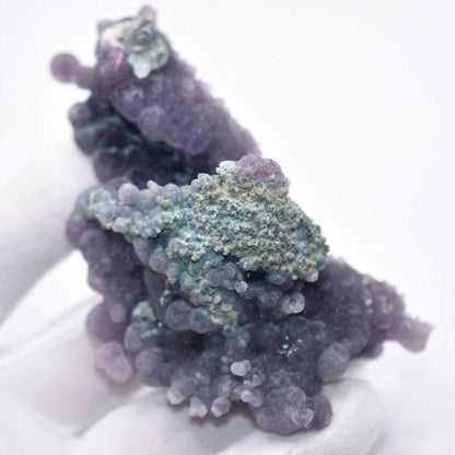 117g Grape Agate Specimen - Sulawesi, Indonesia - Purple & Green Grape Agate Crystal - Natural Chalcedony Mineral Specimen