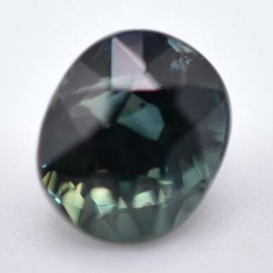 1.06ct Heated Blue Sapphire - Oval Faceted Sapphire from Australia - Heat Treated Cut Sapphires - Loose Gemstones - Green Oval Sapphire