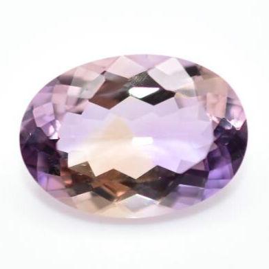 4.87ct VS Ametrine Gemstone - Unheated Ametrine Gem from Bolivia - Natural Oval Faceted Ametrine - Cut Ametrine Gemstone - Amethyst Citrine