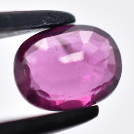 1.45ct Oval Rhodolite Garnet, Mozambique - Unheated Garnet - Oval Faceted - Cut Garnet Gemstone - Loose Gem - Natural Pink Purple Rhodolite