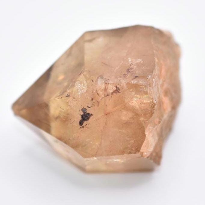 88g Natural Kundalini Citrine - Genuine Unheated Citrine Crystal - Kundalini Quartz Cluster - Luena, Congo - Raw Citrine Point Cluster