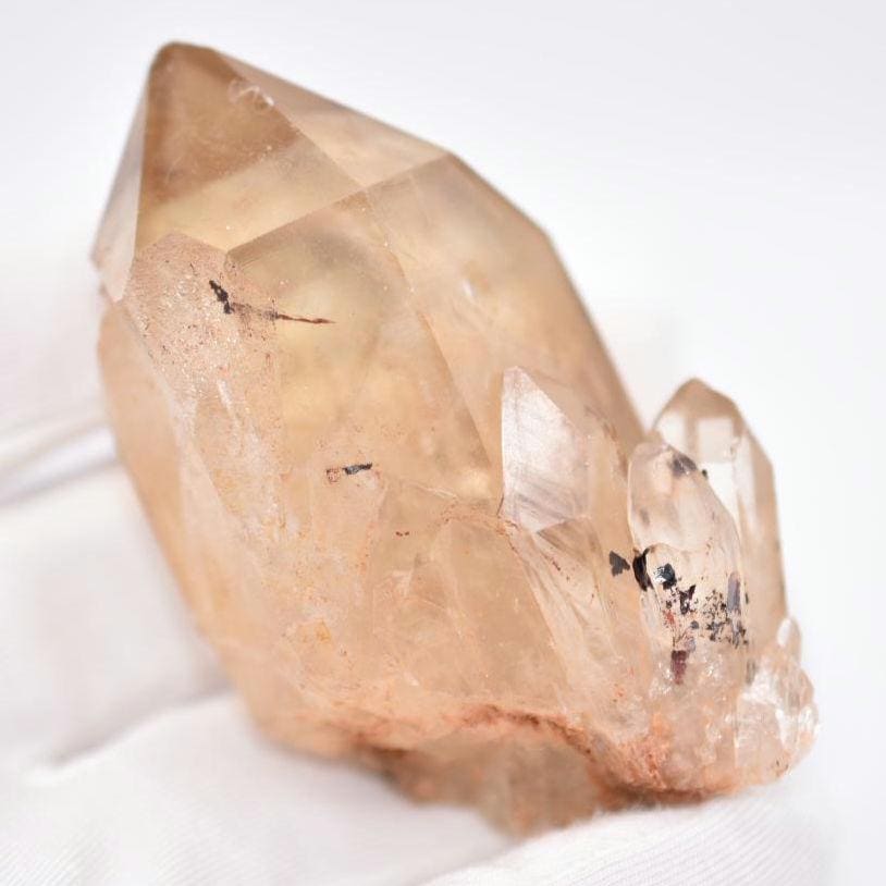 93g Natural Kundalini Citrine - Genuine Unheated Citrine Crystal - Kundalini Quartz Cluster - Luena, Congo - Raw Citrine Point Cluster