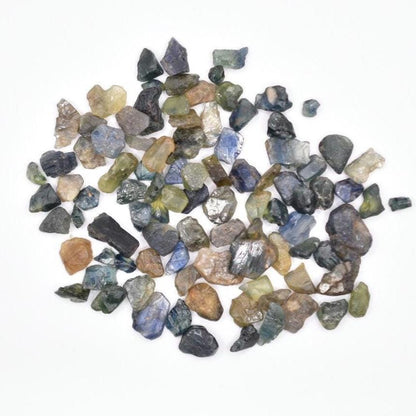 67ct Blue Green Sapphire Lot - Untreated & Unheated Sapphires - Rough Sapphire Gems from Madagascar - Raw Sapphire Gemstones - Rough Gems
