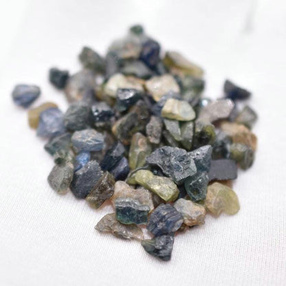 67ct Blue Green Sapphire Lot - Untreated & Unheated Sapphires - Rough Sapphire Gems from Madagascar - Raw Sapphire Gemstones - Rough Gems
