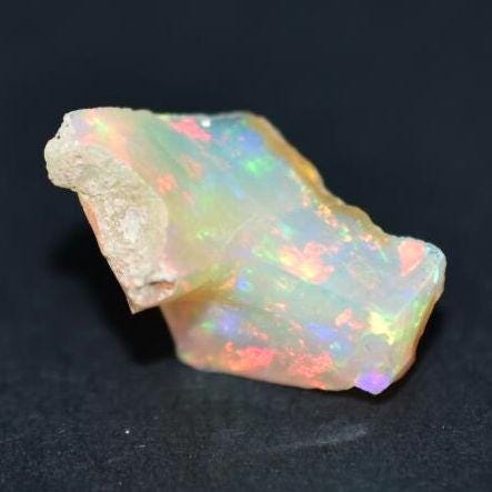 8.10ct Flashy Welo Opal - Ethiopian Opal - Raw Uncut Opal - Natural Opal Gemstone - Loose Gems - Rough Gemstones - Flashy Opal Gem