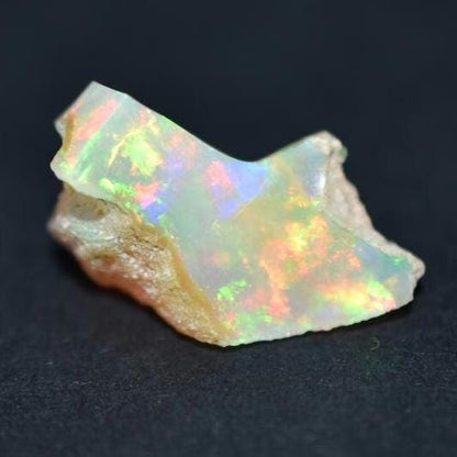 8.10ct Flashy Welo Opal - Ethiopian Opal - Raw Uncut Opal - Natural Opal Gemstone - Loose Gems - Rough Gemstones - Flashy Opal Gem