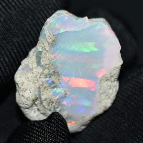 20.60ct Large Flashy Welo Opal - Ethiopian Opal - Raw Uncut Opal - Natural Opal Gemstone - Loose Gems - Rough Gemstones - Flashy Opal Gem