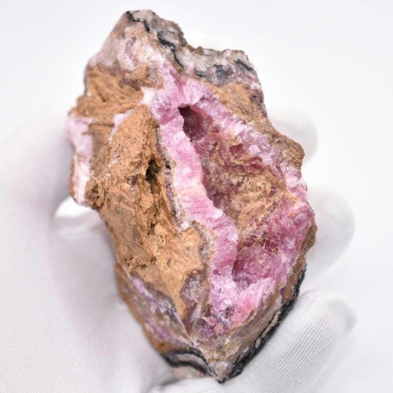 179g Cobalto Calcite - Pink Cobalt Calcite from Bou Azzer, Morocco - Salrose Stone - Cobaltocalcite Mineral Specimen - Pink Calcite Crystal