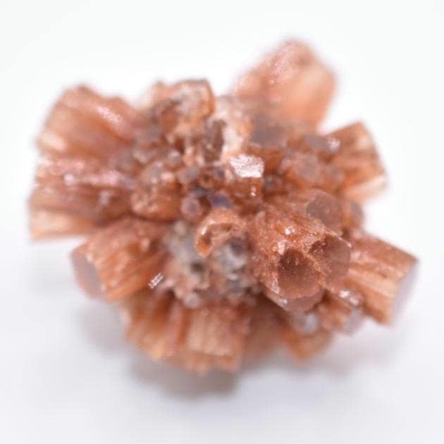 22g Aragonite Star Cluster - Orange Aragonite Crystal - Raw Mineral Specimen - Rough Aragonite from Tazouta, Fés-Méknes Region, Morocco