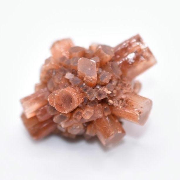 14g Aragonite Star Cluster - Orange Aragonite Crystal - Raw Mineral Specimen - Rough Aragonite from Tazouta, Fés-Méknes Region, Morocco