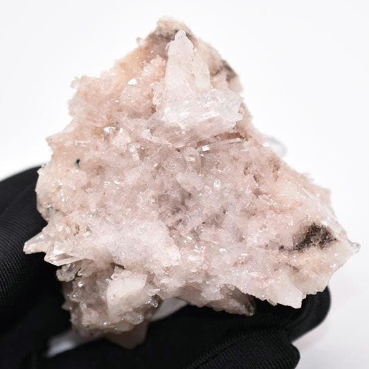 131g Lemurian Pink Lithium Coated Quartz Crystal - Bolivar, Colombia - Pink Quartz Cluster - Crystallized Quartz Mineral Specimen