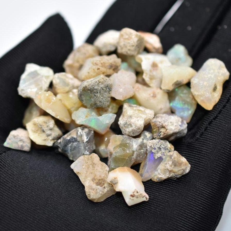 190ct Raw Opal Lot - Welo, Ethiopia - Natural Brown Opals - Rough White Opal Specimens - Chocolate Opal - Rough Opals - Loose Gemstones