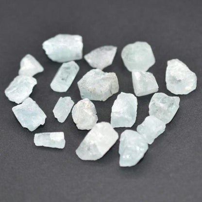 134ct Rough Aquamarine Lot - Skardu, Pakistan - Raw Blue Aquamarine Crystals - Natural Aquamarine Gems - Aquamarine Mineral for Jewelry