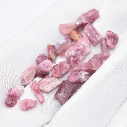 31.70ct Pink Tourmaline Lot - Natural Pink Tourmaline Gems - Pink Tourmaline Rough Gemstones - Natural Tourmaline Afghanistan - Loose Gems