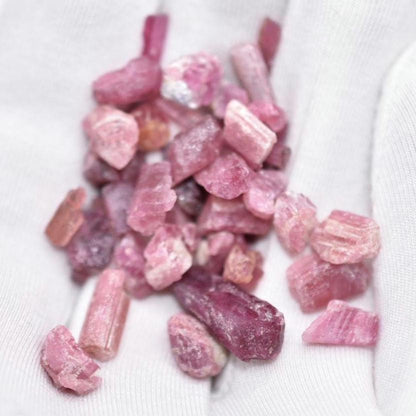 56.75ct Pink Tourmaline Lot - Natural Pink Tourmaline Gems - Pink Tourmaline Rough Gemstones - Natural Tourmaline Afghanistan - Loose Gems