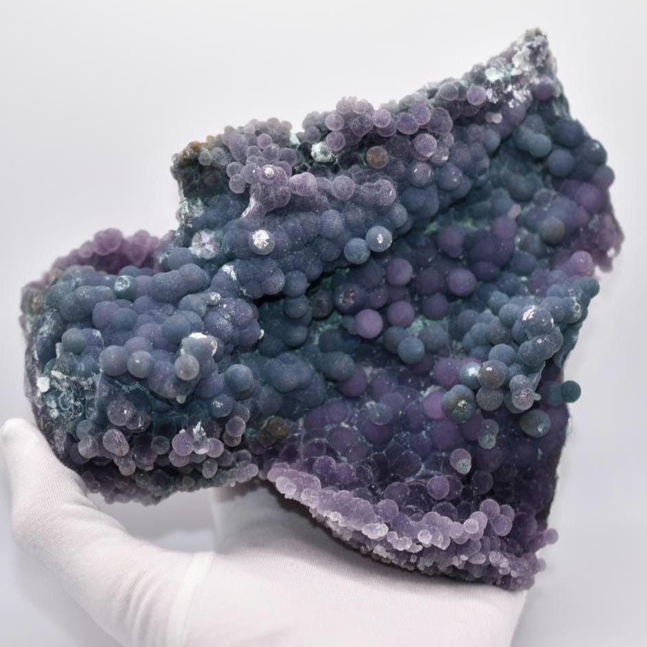 1.74kg XL Grape Agate Specimen - Sulawesi, Indonesia - Purple Grape Agate Crystal - Chalcedony Mineral Specimen - Natural Statement Piece