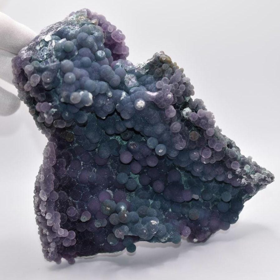 1.74kg XL Grape Agate Specimen - Sulawesi, Indonesia - Purple Grape Agate Crystal - Chalcedony Mineral Specimen - Natural Statement Piece