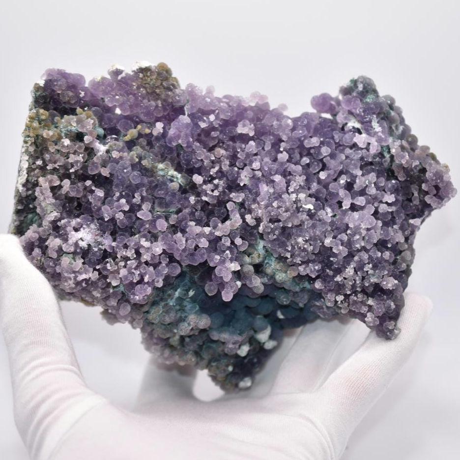 1.21kg XL Grape Agate Specimen - Sulawesi, Indonesia - Purple Grape Agate Crystal - Chalcedony Mineral Specimen - Natural Statement Piece