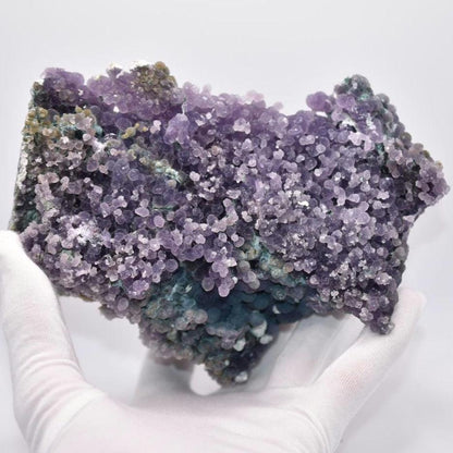 1.21kg XL Grape Agate Specimen - Sulawesi, Indonesia - Purple Grape Agate Crystal - Chalcedony Mineral Specimen - Natural Statement Piece