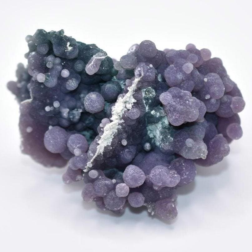 259g Grape Agate Specimen - Sulawesi, Indonesia - Purple & Green Grape Agate Crystal - Natural Chalcedony Mineral Specimen