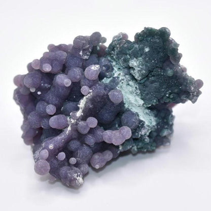 259g Grape Agate Specimen - Sulawesi, Indonesia - Purple & Green Grape Agate Crystal - Natural Chalcedony Mineral Specimen