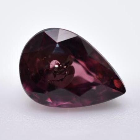 0.84ct Unheated Pink Sapphire - Pear Faceted Sapphire from Songea, Tanzania - Pear Cut Orange Pink Sapphire - Unheated Loose Gemstone