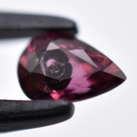 0.84ct Unheated Pink Sapphire - Pear Faceted Sapphire from Songea, Tanzania - Pear Cut Orange Pink Sapphire - Unheated Loose Gemstone