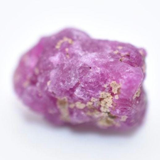 12ct Rough Ruby Gemstone - Unheated Pink Ruby - Natural Loose Ruby Gemstone - Rough Grade Ruby Gems - Ruby Crystal from Tanzania