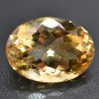 12.75ct VVS Natural Citrine - Oval Faceted - Cut Citrine Gemstone - Loose Gemstones - Unheated Citrine - Faceted Gems from Brazil