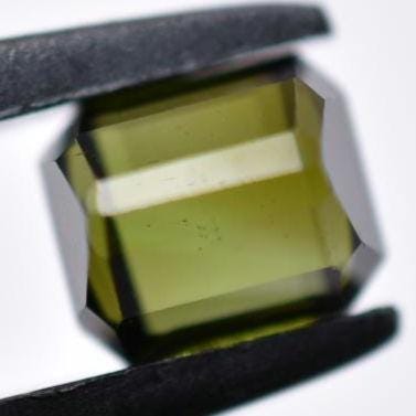 1.30ct Green Tourmaline from Mozambique - Octagon Cut Green Tourmaline - Unheated Tourmaline Gemstone - Loose Gems