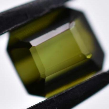 1.30ct Green Tourmaline from Mozambique - Octagon Cut Green Tourmaline - Unheated Tourmaline Gemstone - Loose Gems