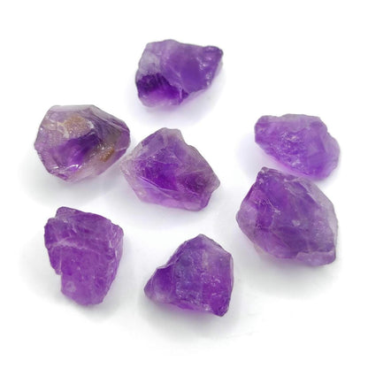 47ct (7pc) Lot of Rough Amethyst - Purple Amethyst from Brazil - Facet Rough Amethyst - Loose Rough Gemstones - Natural Untreated Amethyst