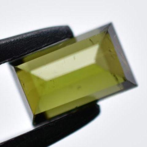 1.05ct Green Tourmaline from Mozambique - Baguette Cut Green Tourmaline - Unheated Tourmaline Gemstone - Loose Gems