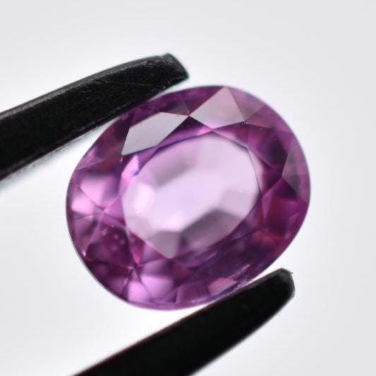 0.91ct VS Unheated Pink Sapphire - Oval Faceted Sapphire from Burma - Oval Cut Natural Pink Sapphire - Untreated Loose Gemstone