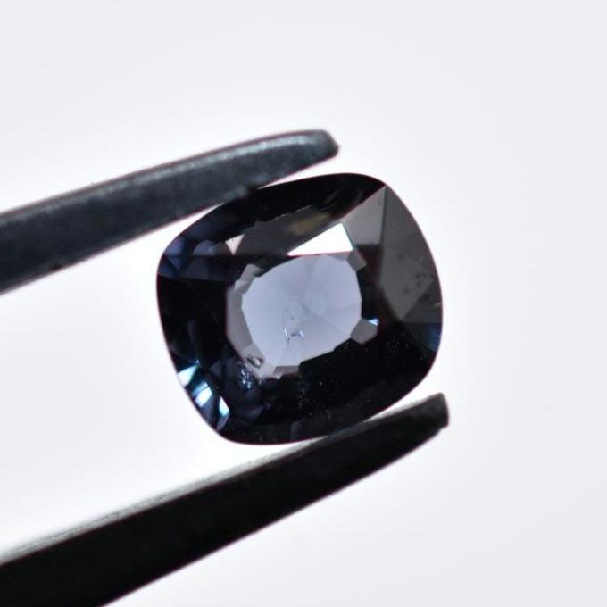 1.11ct VVS Blue Spinel Gemstone - Unheated Cushion Cut Spinel - Natural Spinel - Faceted Gemstones - Burmese Spinel - Loose Spinel Gems