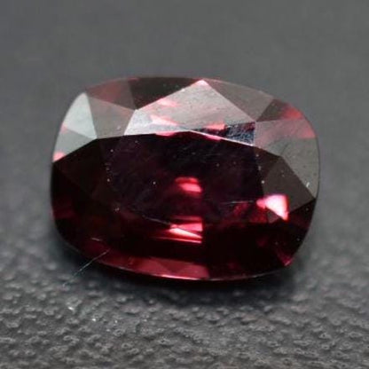 1.02ct VS Red Spinel Gemstone - Unheated Cushion Cut Spinel - Natural Spinel - Faceted Gemstones - Burmese Spinel - Loose Spinel Gems