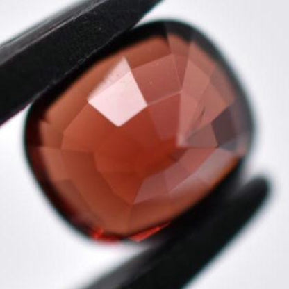 1.00ct VVS Red Spinel Gemstone - Unheated Cushion Cut Spinel - Natural Spinel - Faceted Gemstones - Burmese Spinel - Loose Spinel Gems