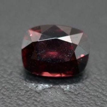 0.85ct VVS Red Spinel Gemstone - Unheated Cushion Cut Spinel - Natural Spinel - Faceted Gemstones - Burmese Spinel - Loose Spinel Gems