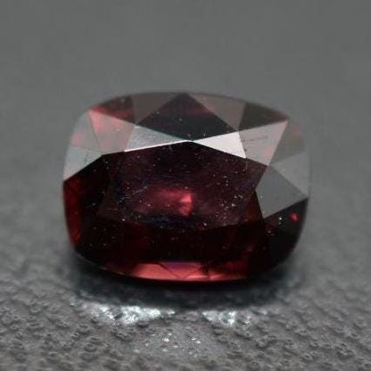 0.85ct VVS Red Spinel Gemstone - Unheated Cushion Cut Spinel - Natural Spinel - Faceted Gemstones - Burmese Spinel - Loose Spinel Gems