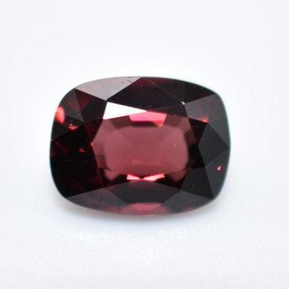 0.85ct VVS Red Spinel Gemstone - Unheated Cushion Cut Spinel - Natural Spinel - Faceted Gemstones - Burmese Spinel - Loose Spinel Gems