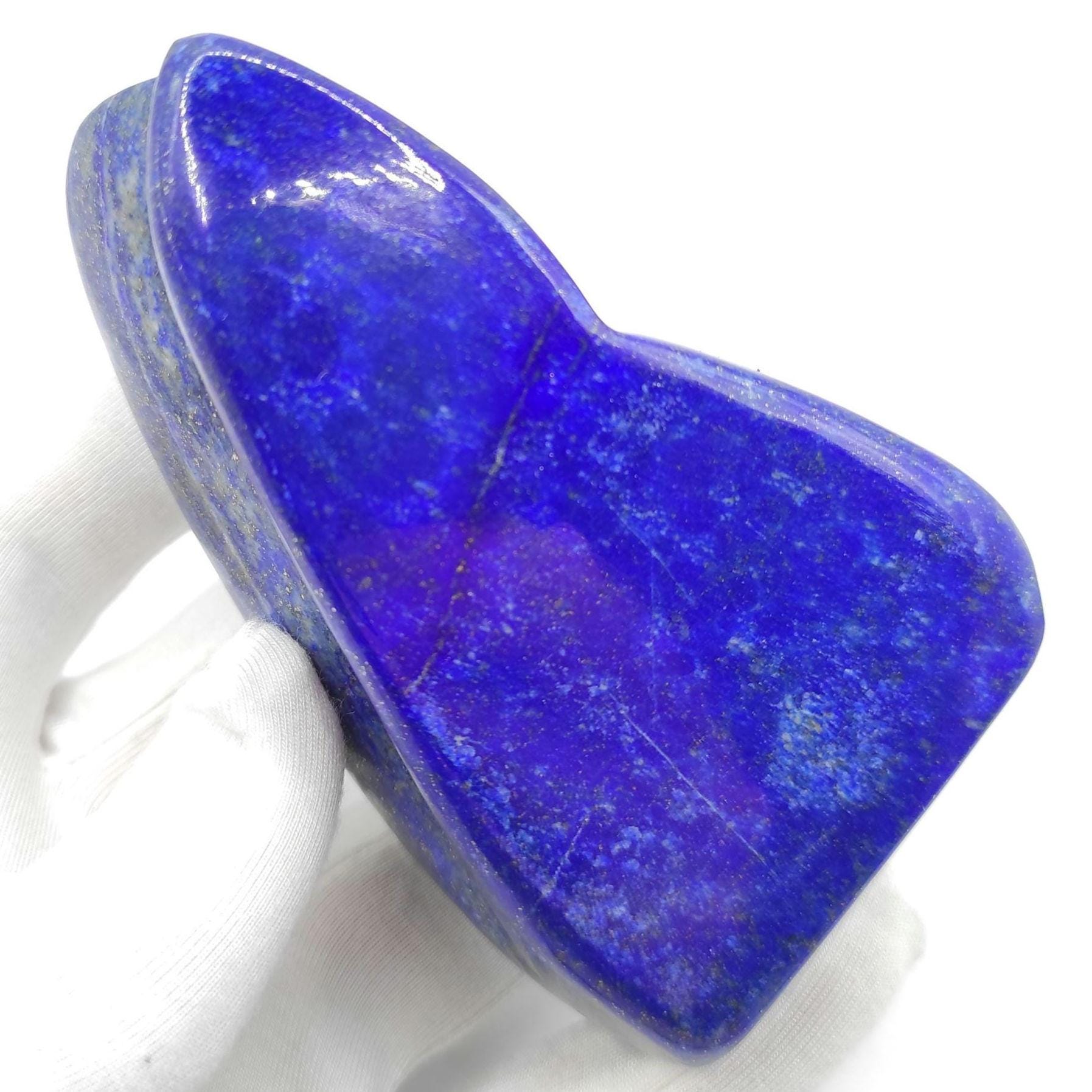 257g Lapis Lazuli Freeform - Polished Lapis Lazuli - High Quality Blue Lapis Lazuli - Polished Crystals - Sar-e-Sang, Afghanistan