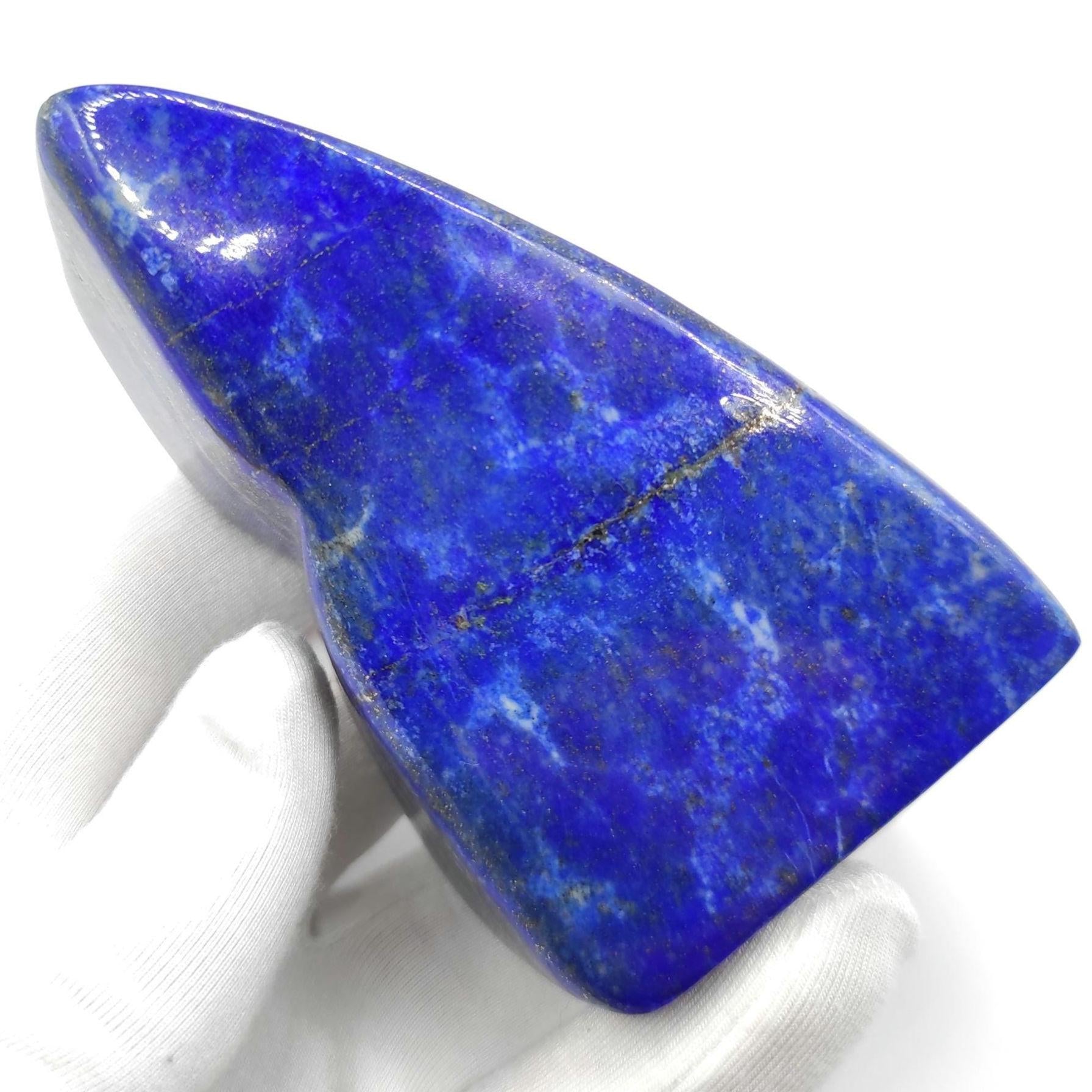 257g Lapis Lazuli Freeform - Polished Lapis Lazuli - High Quality Blue Lapis Lazuli - Polished Crystals - Sar-e-Sang, Afghanistan