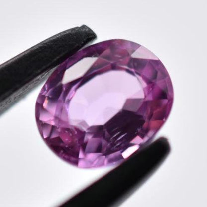 0.91ct VS Unheated Pink Sapphire - Oval Faceted Sapphire from Burma - Oval Cut Natural Pink Sapphire - Untreated Loose Gemstone